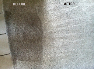Before and After photo of Carpet Cleaning in Orlando, FL